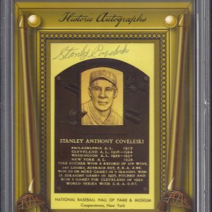Stanley Coveleski Auto PSA 9