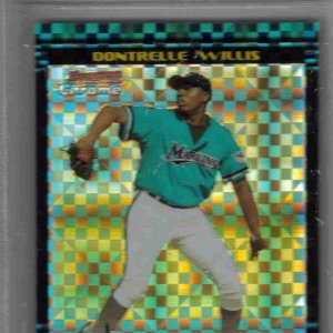 02 Bowman Chrome X Fractors 21 of 150 BGS 9.5