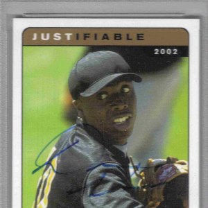 02 Justifiable White Auto PSA 10