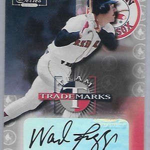 2001 Donruss Wade Boggs AU 12 of 89
