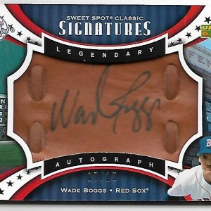 2007 Wade Boggs Sweet Spot Classic AU 7 of 15