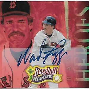 2005 UD Baseball Heroes Wade Boggs AU 11 of 99