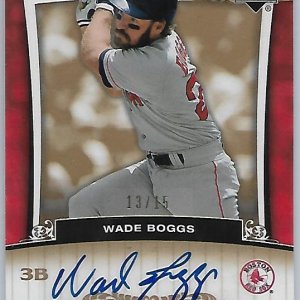 2005 UD Triology Wade Boggs AU 13 of 15