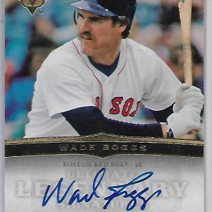 2007 UD Ultimate Collection Wade Boggs AU 14 of 24