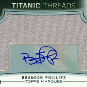 2011 Topps Marquee Titanic Threads Autographs 55A