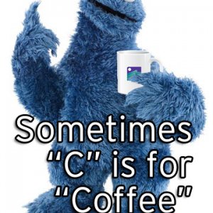 coffee cookiemonster