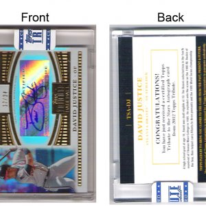 2012 Topps Tribute - Braves 17/24