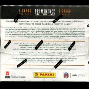PROMINENCE BACK
