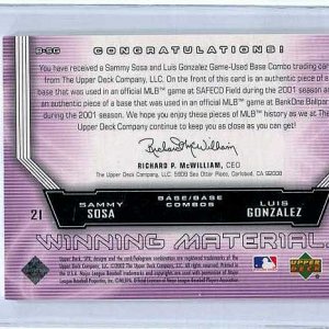 Sosa dual back