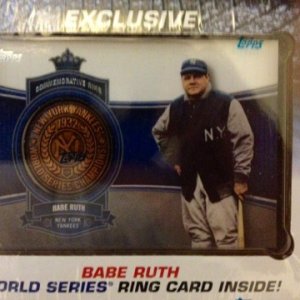 2012 Topps Baseball Ruth Variation #2