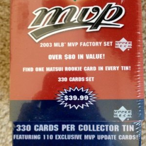 2003 Upper Deck MVP Tin