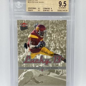 2006 Ultra Lucky 13 Gold Medallion #203 Reggie Bush BGS 9.5