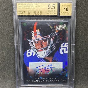 2018 Panini Black Friday Panini Collection #SB Saquon Barkley BGS 9.5/10