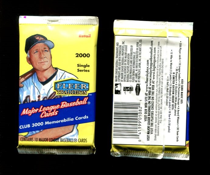00Fleer Tradition Box1 packs