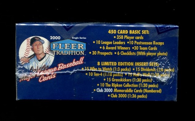 00Fleer Tradition Box1 side