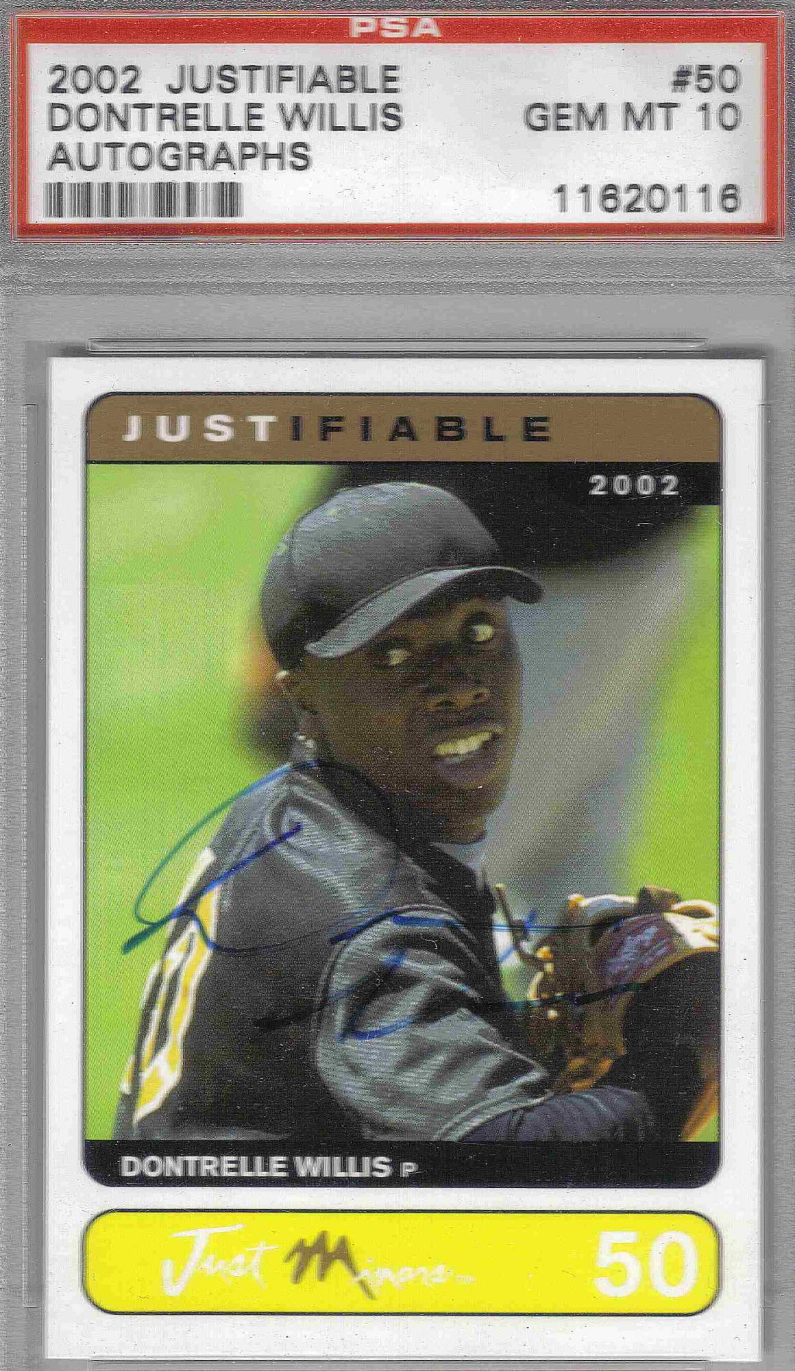 02 Justifiable White Auto PSA 10