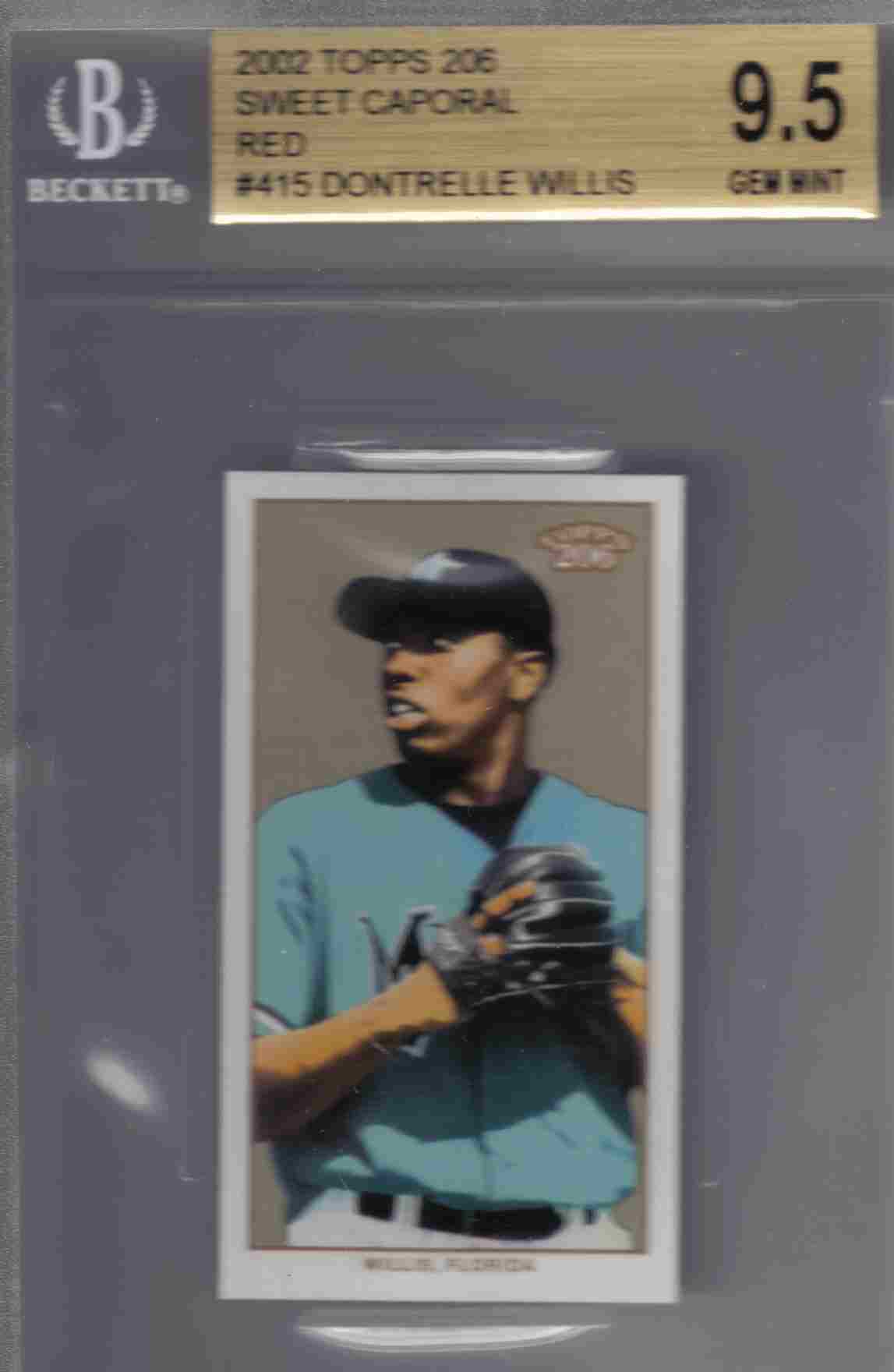 02 topps 206 caporal red bgs 9.5