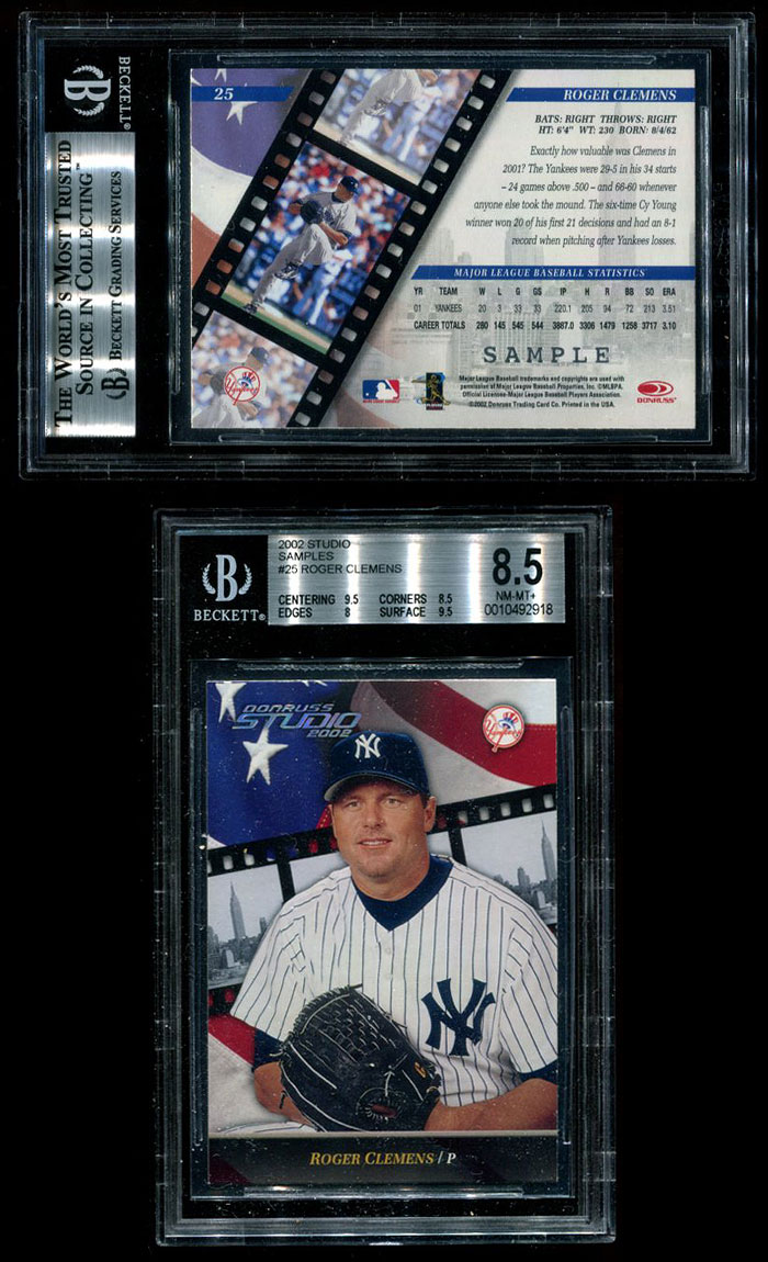 Roger Clemens Checklist - Supercollector Catalog