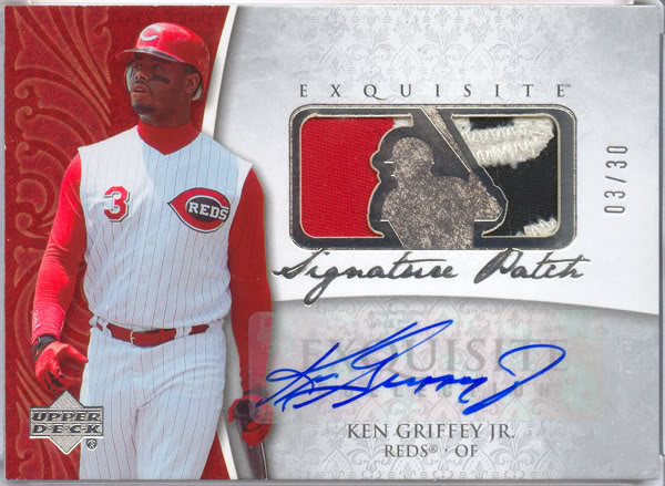 06 Exquisite Junior #3/30, both Jersey #'s!