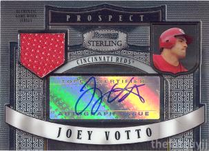 07 Sterling Votto RC Auto Jersey