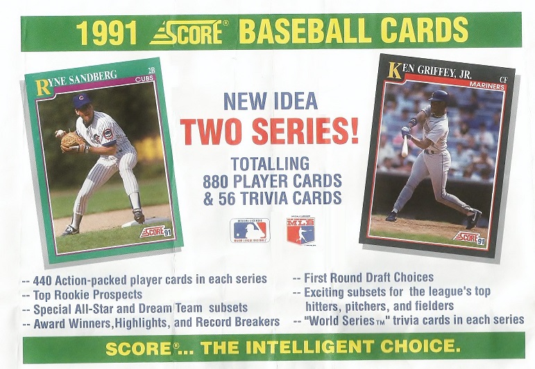 1991 Score Ad Page