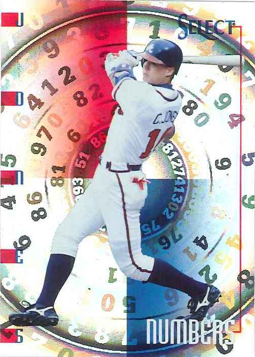 1998 Select - Select Numbers Chipper Jones