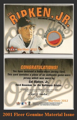 2001 Fleer Genuine Material Issue GOB1.jpg