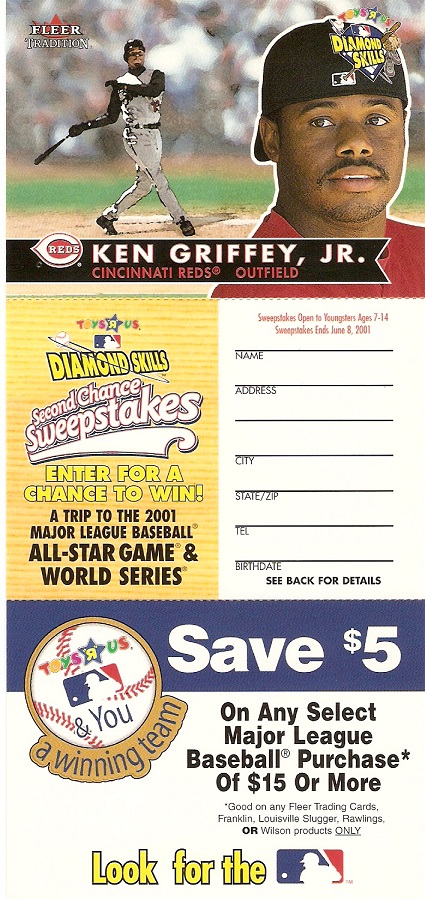 2001 Fleer Tradition Uncut Promotional