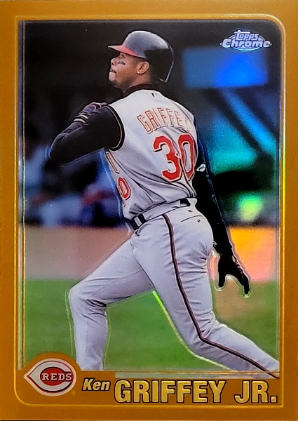 2001 Topps gold retrofractor