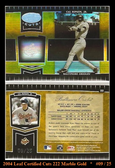 2004 Leaf Certified Cuts 222Marble Gold.jpg