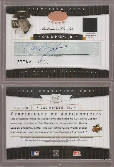 2004 Leaf Certified Cuts Check Material Green CC-10.jpg