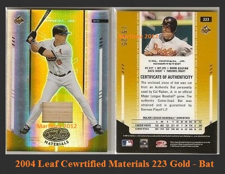 2004 Leaf Certified Materials 223Gold-Bat.jpg