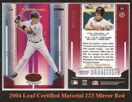 2004 Leaf Certified Materials 223Red.jpg