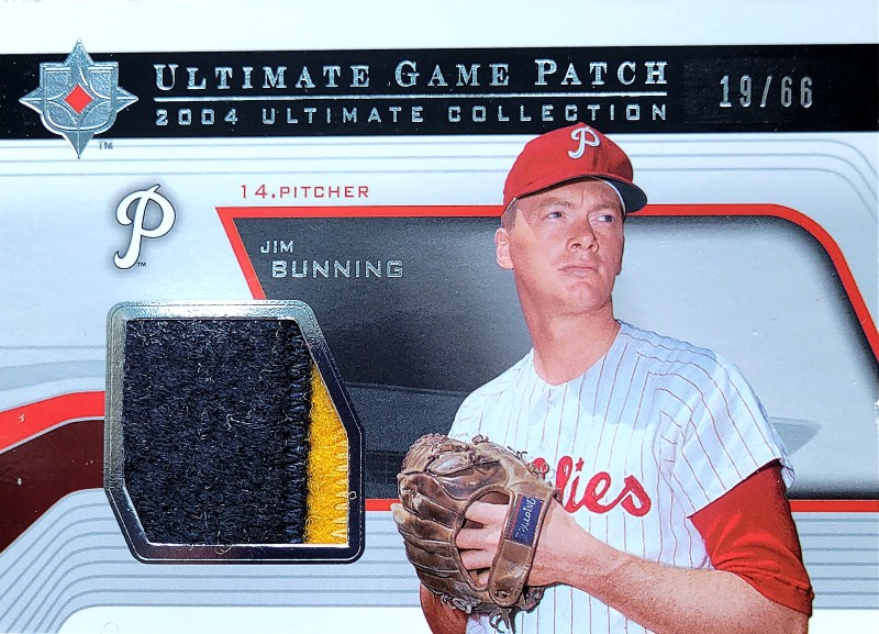 2004 Ultimate Collection Jim Bunning Patch