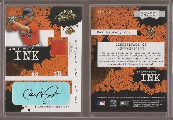 2005 Absolute Memorabilia Absolutely Ink AI109.X1Swatch.50.jpg