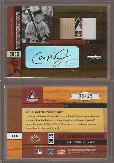 2005 Leaf Limited Lumberjacks LJ-5Auto.25 Combo.jpg