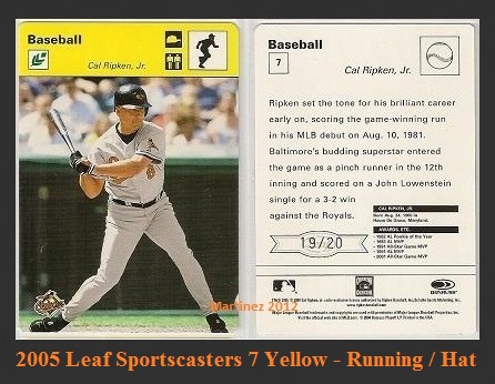 2005 Leaf Sportscasters 7 Yellow.20 Hat.jpg
