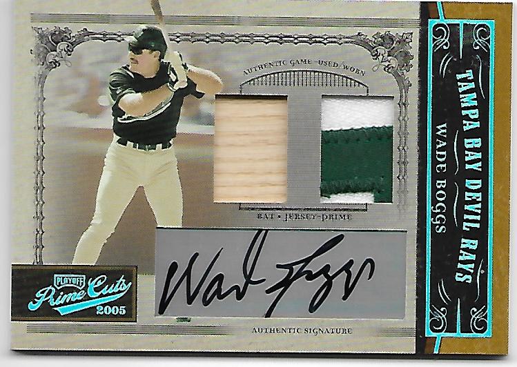 2005 Prime Cuts Wade Boggs AU GU 08 of 10