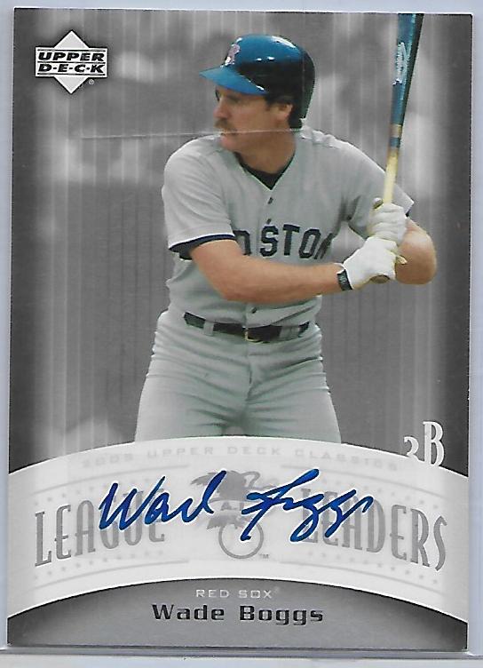 2005 UD Wade Boggs AU