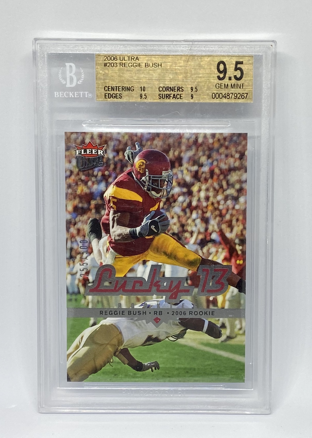 2006 Ultra #203 Reggie Bush L13 RC/500 BGS 9.5