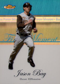 2007 Finest Rookie Finest Moments Refractors Blue JB