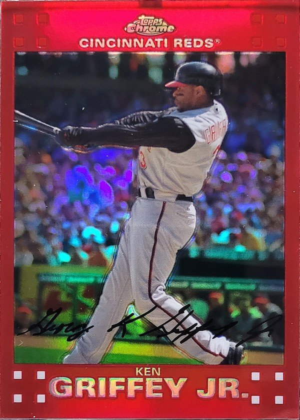 2007 Topps Chrome Red Refractor 86/99
