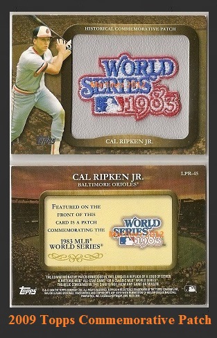 2009 Topps Commemorative Patch '83 WS.jpg