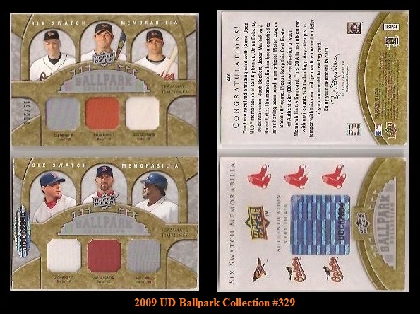 2009 UD Ballpark Collection Six Swatch Memorabilia Team Timelines.jpg
