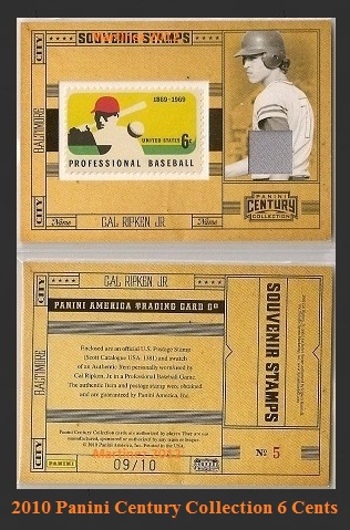 2010 Panini Century Collection 6 Cents Souvenir Stamp Jersey.jpg