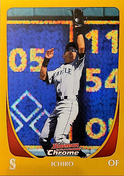 2011 Bowman gold refractor 38/50