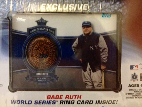 2012 Topps Baseball Ruth Variation #2