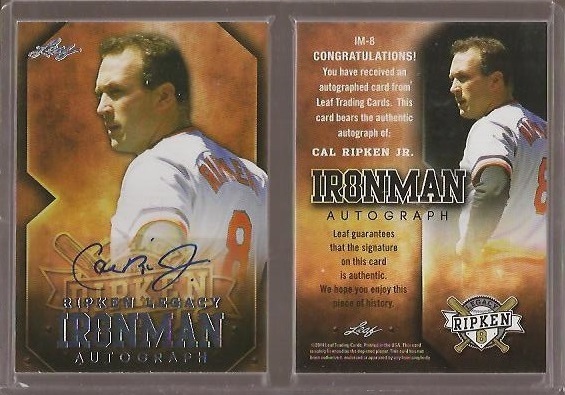 2014 Leaf Ripken Legacy Ironman Autograph IM08.jpg