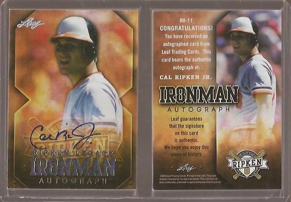 2014 Leaf Ripken Legacy Ironman Autograph IM11.jpg