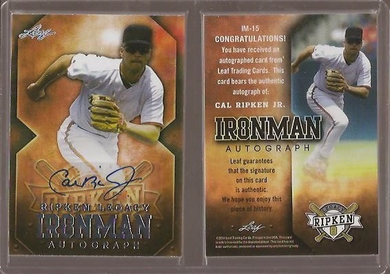 2014 Leaf Ripken Legacy Ironman Autograph IM15.jpg